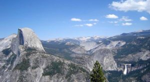 Yosemite National Park panorama half dome